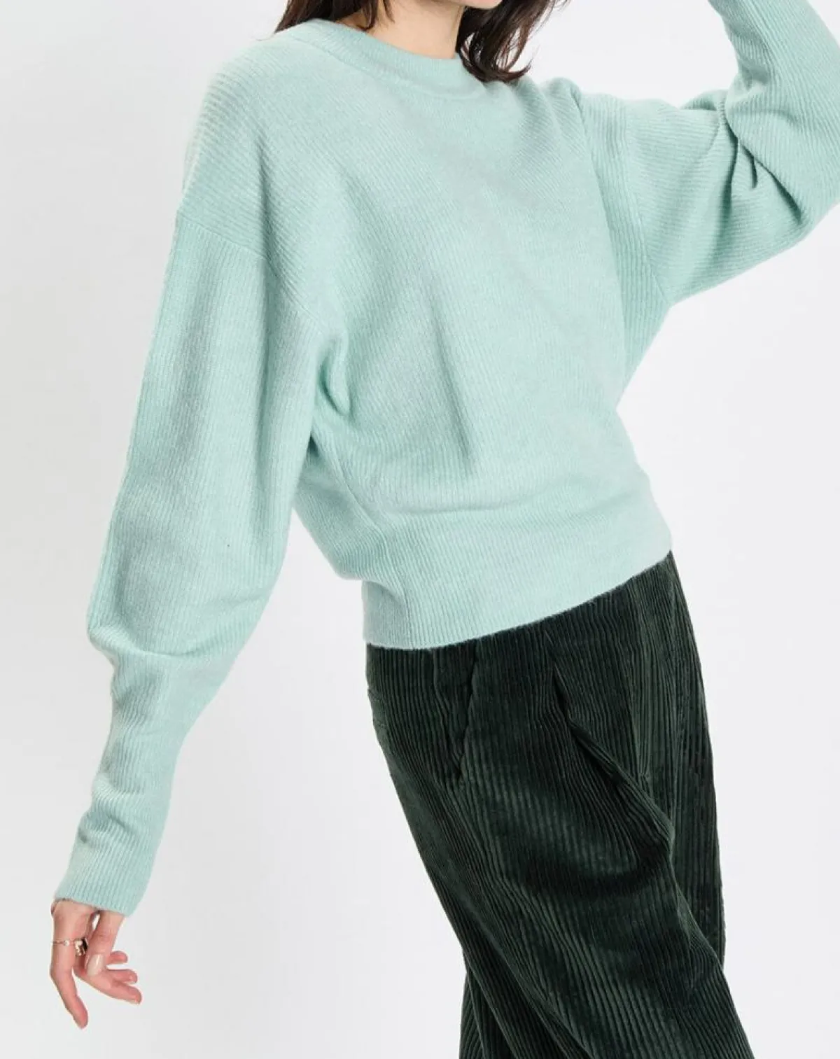 Marc O'Polo Pulls|Pull en Laine mélangée & Alpaga bleu clair