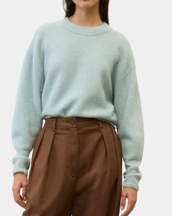 Marc O'Polo Pulls|Pull en Laine mélangée & Alpaga bleu clair