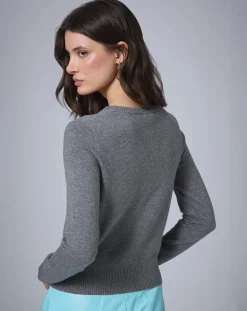 Manoush Pulls|Pull en Laine mélangée BCBG gris