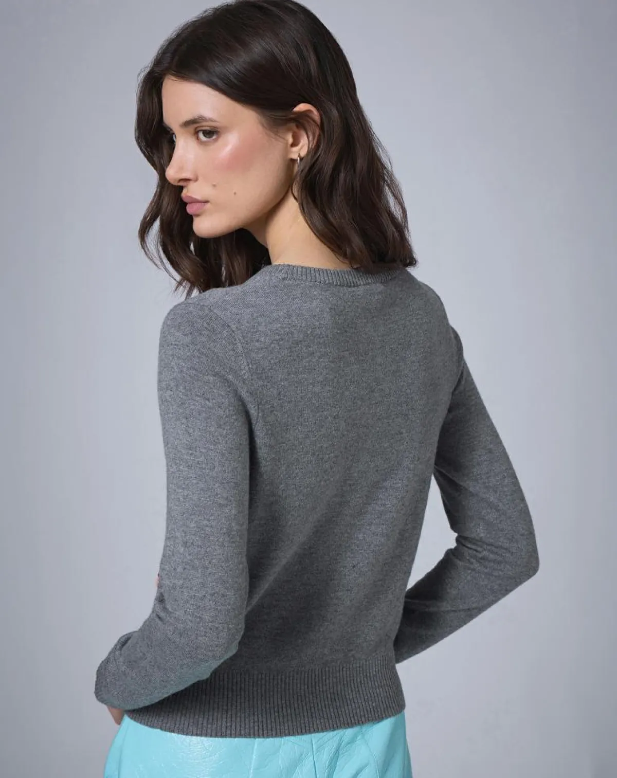 Manoush Pulls|Pull en Laine mélangée BCBG gris