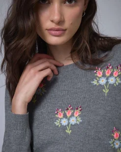 Manoush Pulls|Pull en Laine mélangée BCBG gris