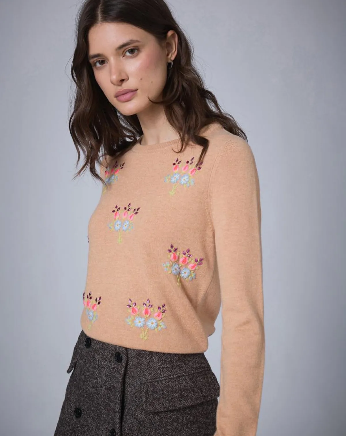 Manoush Pulls|Pull en Laine mélangée BCBG camel
