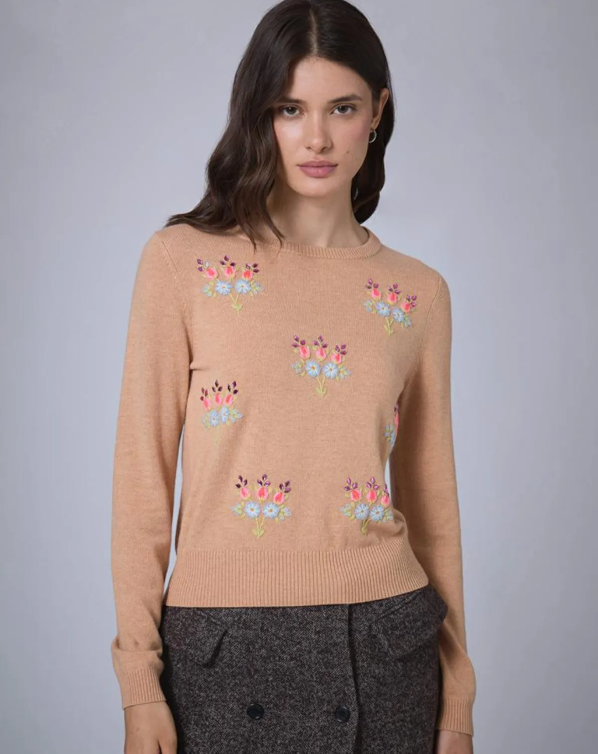 Manoush Pulls|Pull en Laine mélangée BCBG camel