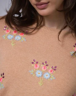 Manoush Pulls|Pull en Laine mélangée BCBG camel