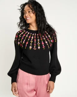 Manoush Pulls|Pull en Laine mélangée Claudine noir