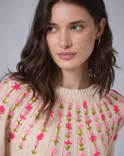 Manoush Pulls|Pull en Laine mélangée Claudine nude