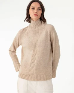 Indies Pulls|Pull en Laine mélangée Conrad beige