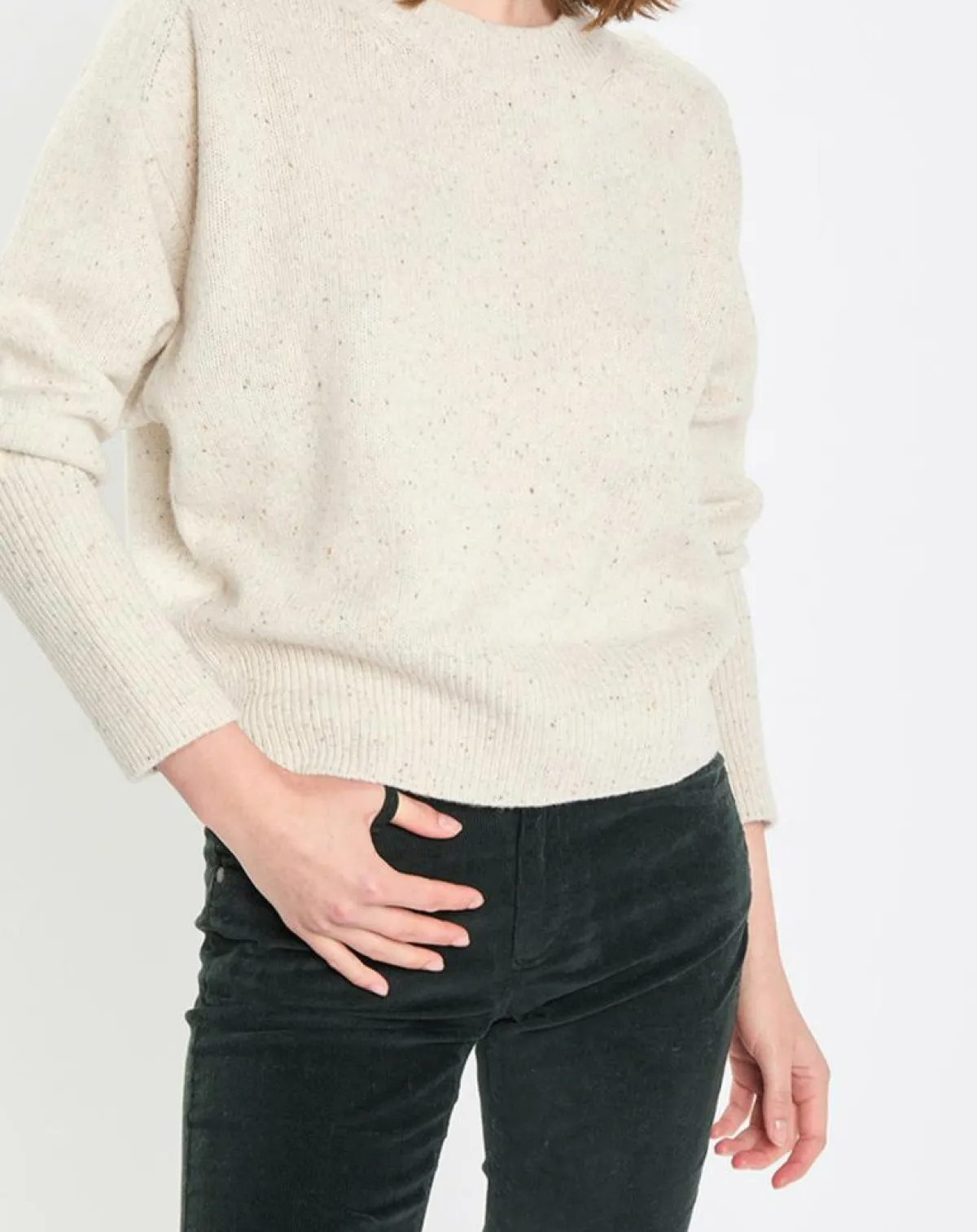 Marc O'Polo Pulls|Pull en Laine mélangée écru