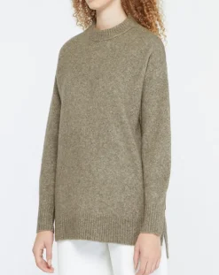 Yerse Pulls|Pull en Laine mélangée Danae kaki