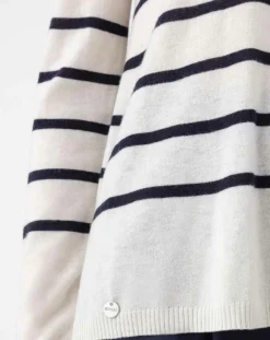 Indies Pulls|Pull en Laine mélangée Danae écru/marine