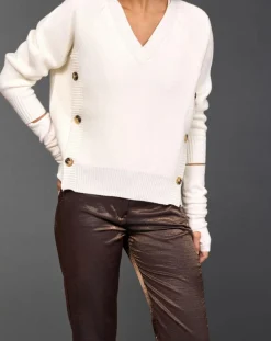 Lauren Vidal Pulls|Pull en Laine mélangée Dylan écru