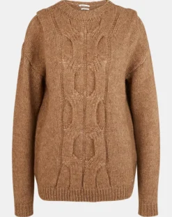 Yerse Pulls|Pull en Laine mélangée Elion marron