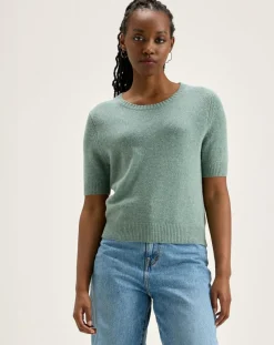 Bellerose Pulls|Pull en Laine mélangée Giwco rain blue