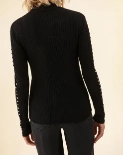 Indies Pulls|Pull en Laine mélangée Kris noir