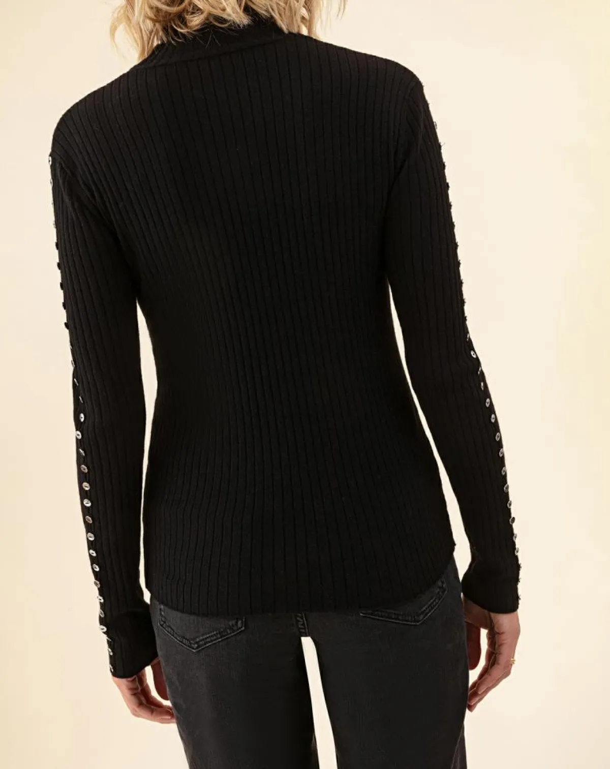 Indies Pulls|Pull en Laine mélangée Kris noir