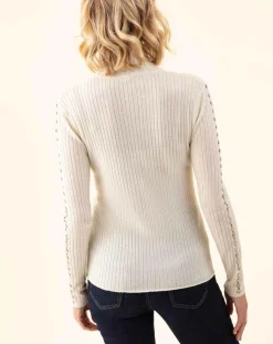 Indies Pulls|Pull en Laine mélangée Kris écru