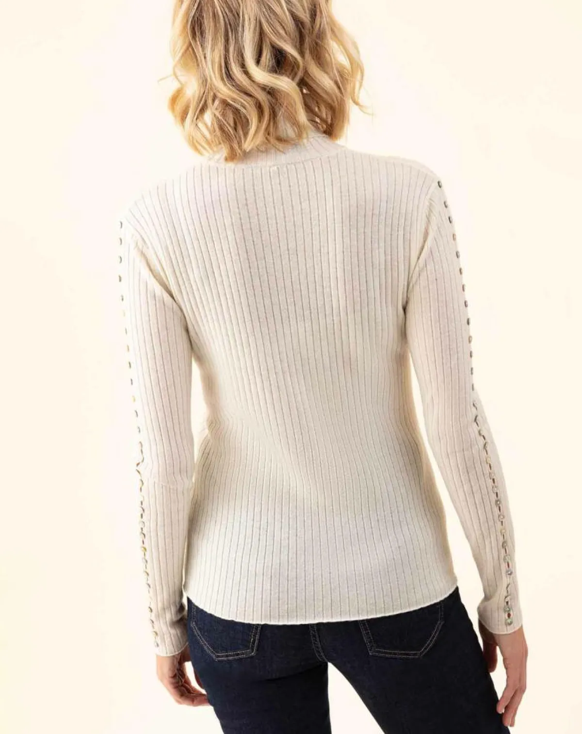 Indies Pulls|Pull en Laine mélangée Kris écru