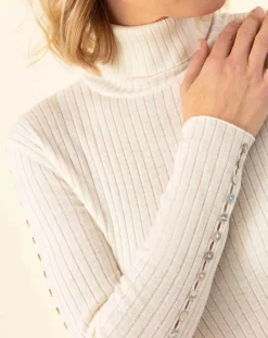 Indies Pulls|Pull en Laine mélangée Kris écru