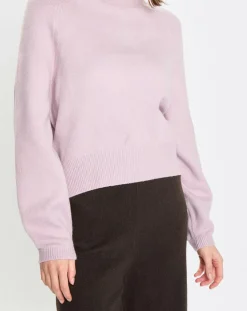 Marc O'Polo Pulls|Pull en Laine mélangée manches raglans violet clair