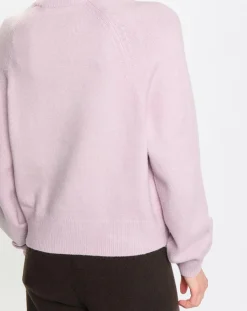 Marc O'Polo Pulls|Pull en Laine mélangée manches raglans violet clair