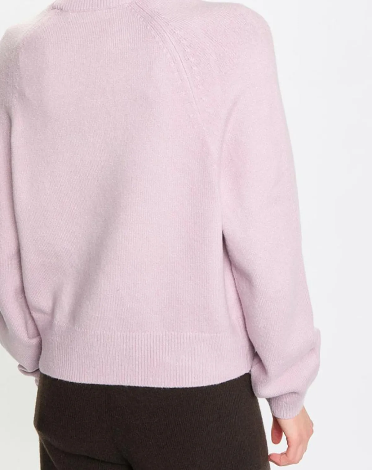 Marc O'Polo Pulls|Pull en Laine mélangée manches raglans violet clair