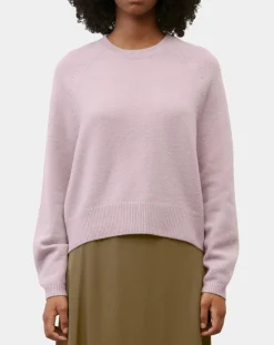 Marc O'Polo Pulls|Pull en Laine mélangée manches raglans violet clair