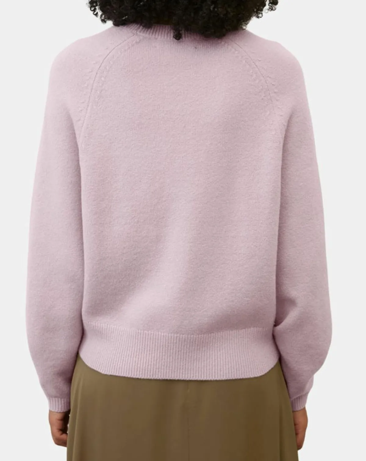 Marc O'Polo Pulls|Pull en Laine mélangée manches raglans violet clair