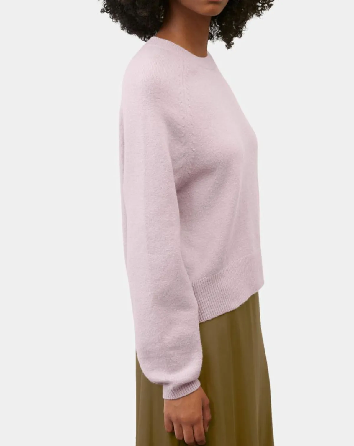 Marc O'Polo Pulls|Pull en Laine mélangée manches raglans violet clair