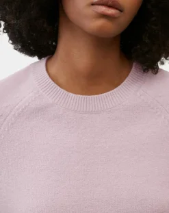 Marc O'Polo Pulls|Pull en Laine mélangée manches raglans violet clair