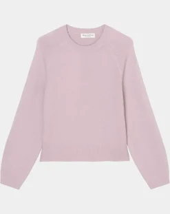 Marc O'Polo Pulls|Pull en Laine mélangée manches raglans violet clair