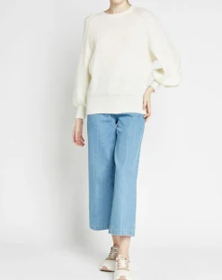 Caroll Pulls|Pull en Laine mélangée Natalia écru