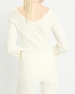 Zapa Pulls|Pull en Laine mélangée Nelia écru