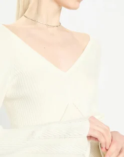 Zapa Pulls|Pull en Laine mélangée Nelia écru