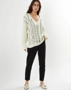 Belair Pulls|Pull en Laine mélangée Pain écru