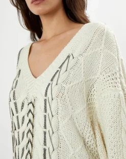 Belair Pulls|Pull en Laine mélangée Pain écru