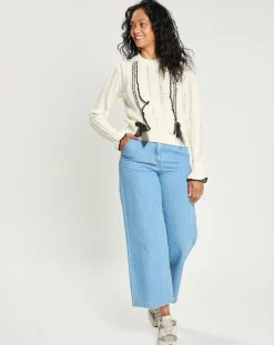 Manoush Pulls|Pull en Laine mélangée Parure ecru