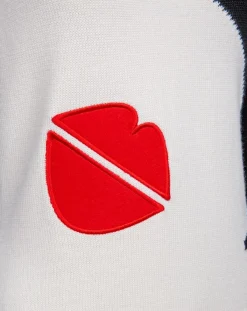 Duvillard Pulls|Pull en Laine mélangée Pauline Hd blanc/noir