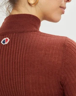 La Petite Francaise Pulls|Pull en Laine mélangée Prestige noisette