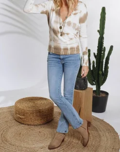 Lauren Vidal Pulls|Pull en Laine mélangée Store sable