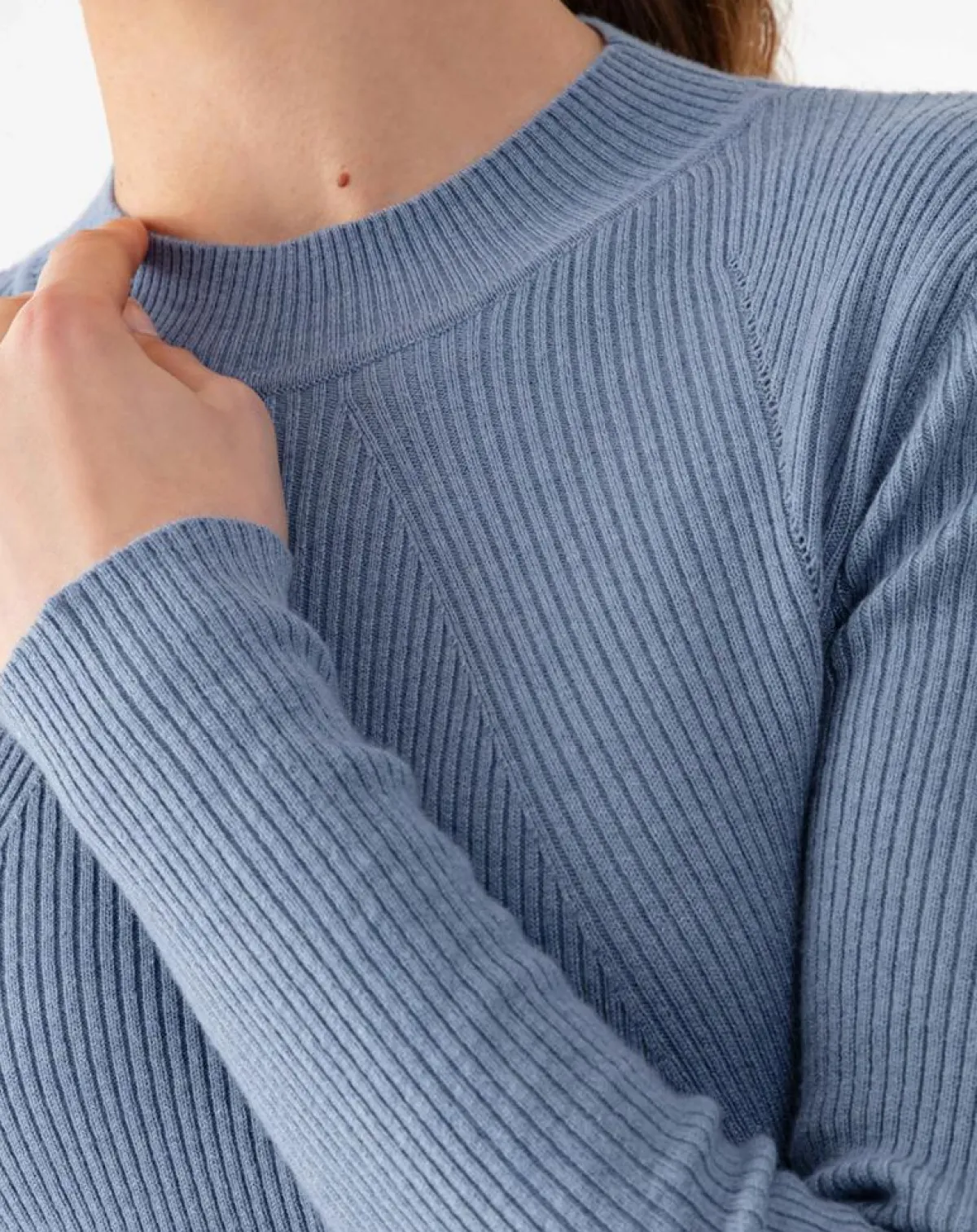 Indies Pulls|Pull en Laine mélangée Talitha bleu