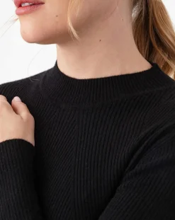 Indies Pulls|Pull en Laine mélangée Talitha noir