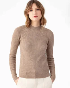 Indies Pulls|Pull en Laine mélangée Talitha beige