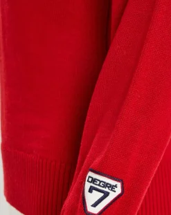 Degré 7 Pulls|Pull en Laine mélangée Teilla rouge