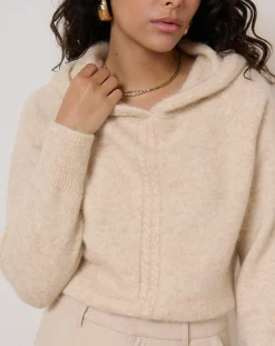 Garance Paris Gilets Et Cardigans|pull en Laine mélangée Timmy beige