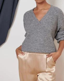 Garance Paris Pulls|Pull en Laine mélangée Tinsley gris