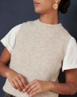 Garance Paris Pulls|Pull en Laine mélangée Tiny écru