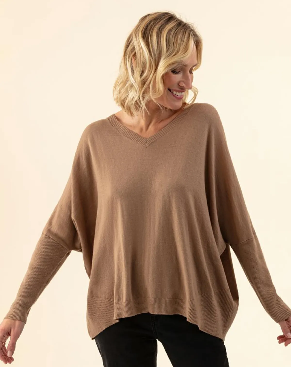 Indies Pulls|Pull en Laine mélangée Tobby camel