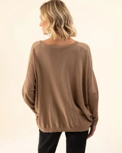 Indies Pulls|Pull en Laine mélangée Tobby camel