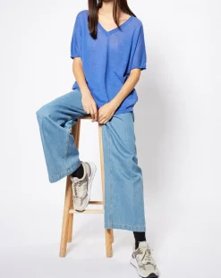 Maison Anje Pulls|Pull en Lin & Coton Lelena greek