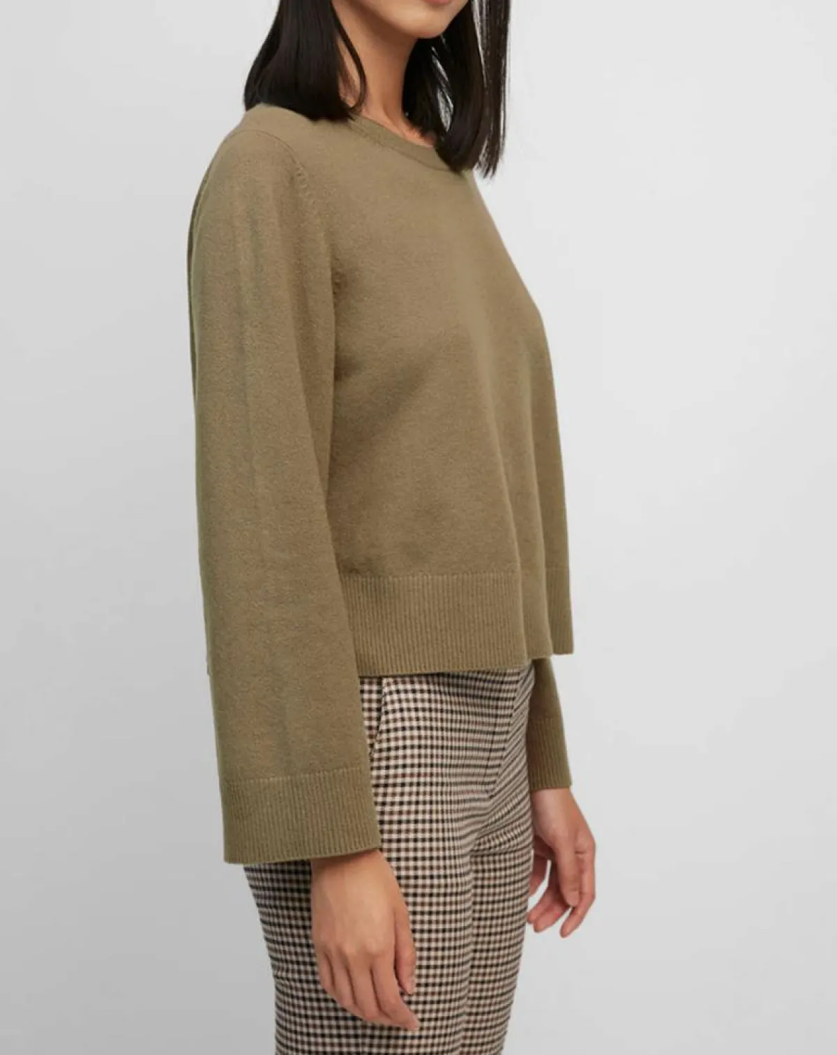 Marc O'Polo Pulls|Pull en Maille de coton stretch Basique marron